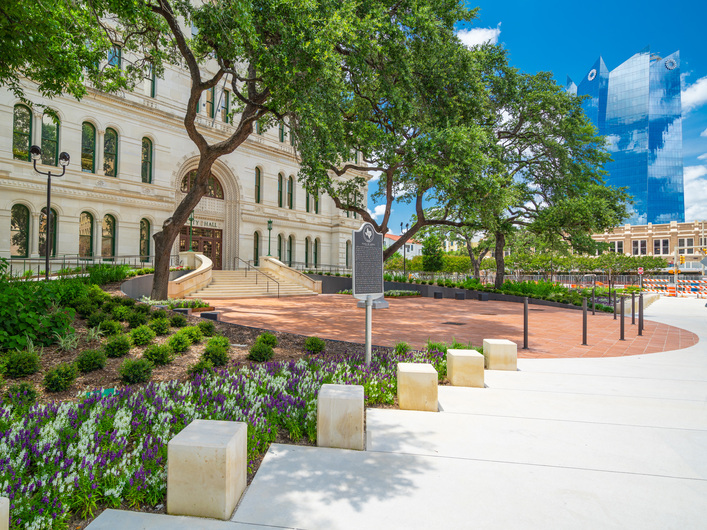 San Antonio City Hall Entry Plaza