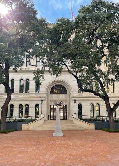 San Antonio City Hall Entry Plaza