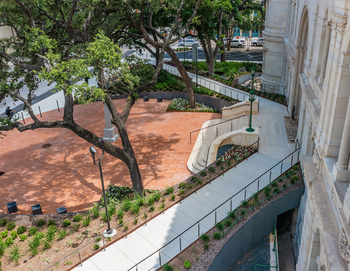 San Antonio City Hall Entry Plaza