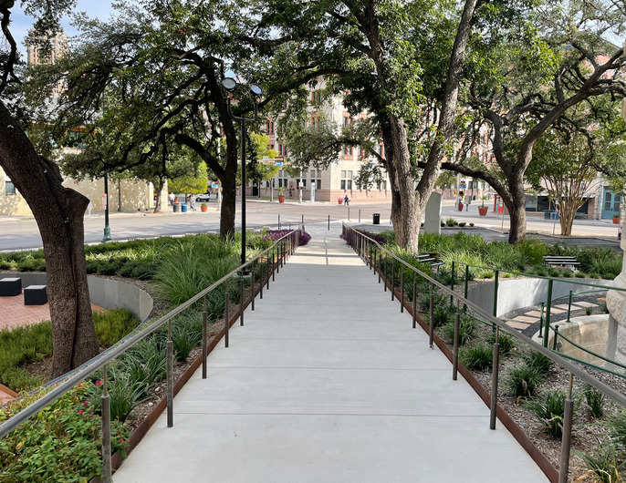 San Antonio City Hall Entry Plaza